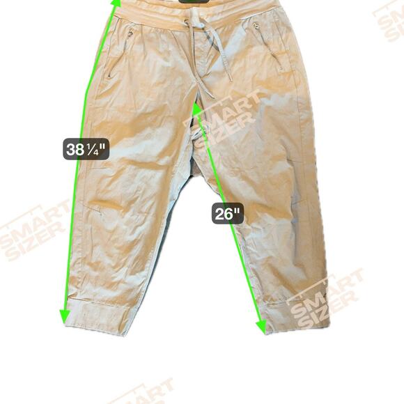 Athleta Women's Trekkie North Jogger Pants Ecru Tan Plus Stretch - Size 18 - Picture 10 of 10